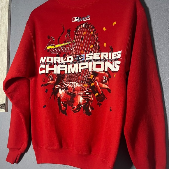 Lee Sweatshirt St. Louis Cardinals World Series Champs 2006 Women’s Large MLB - Picture 3 of 7